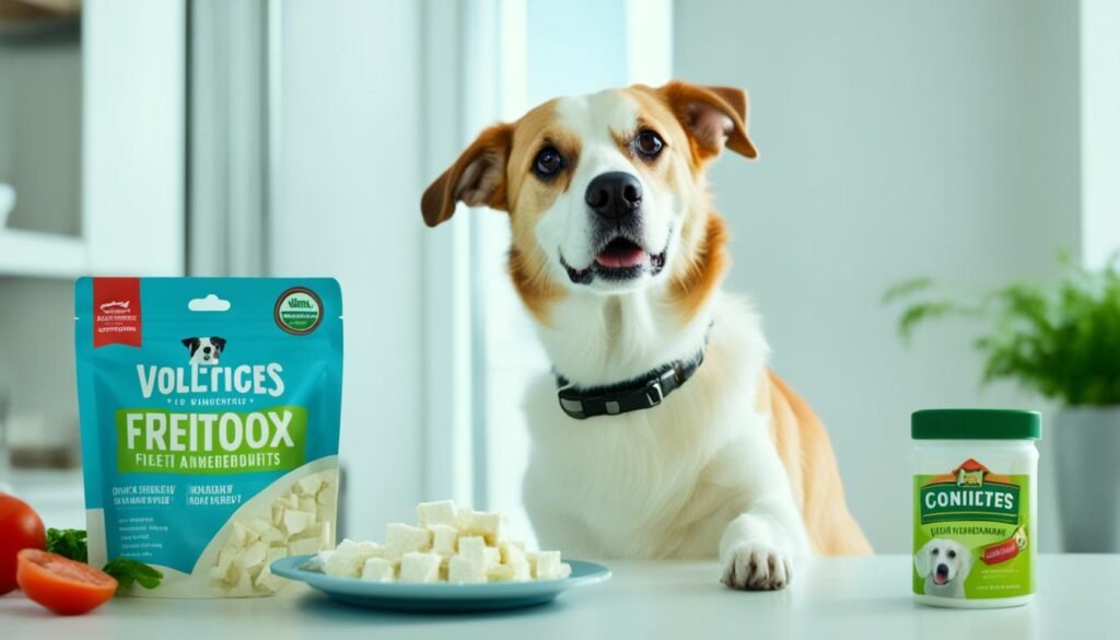 Canine nutrition and feta cheese