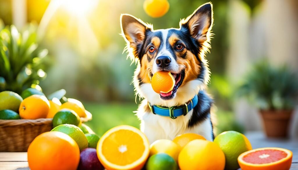 Citrus fruits for dogs