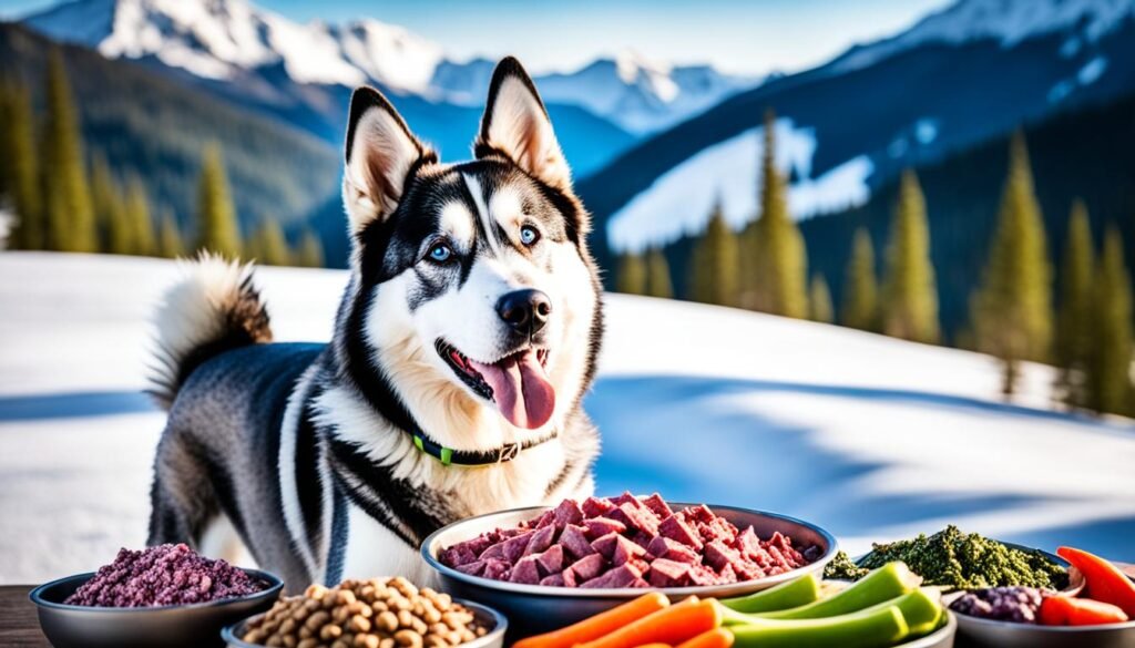 High-End Dog Food for Huskies