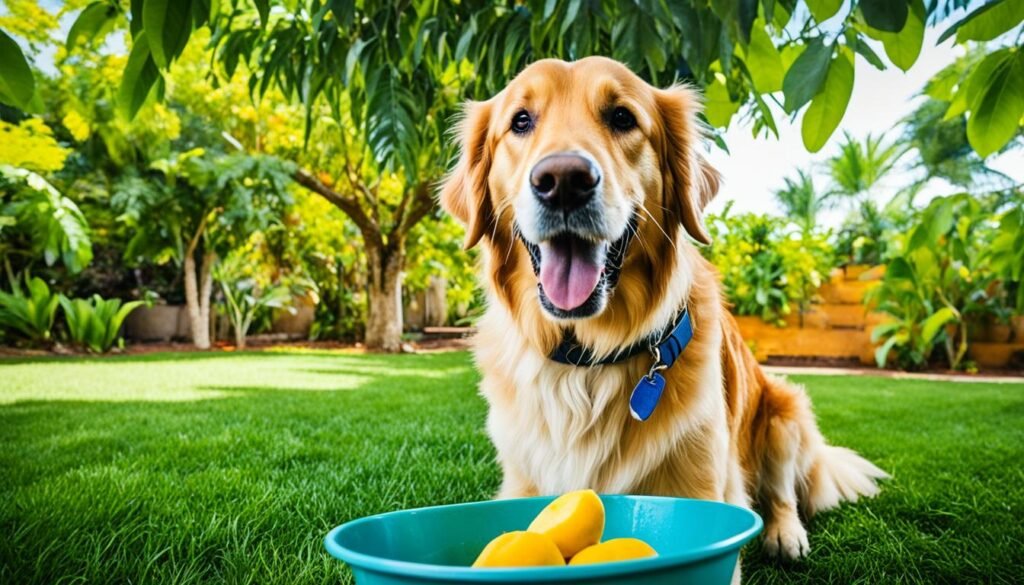 Integrating mango into dog's diet