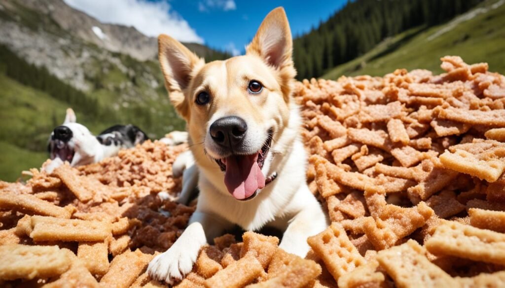 Pork scratchings for dogs