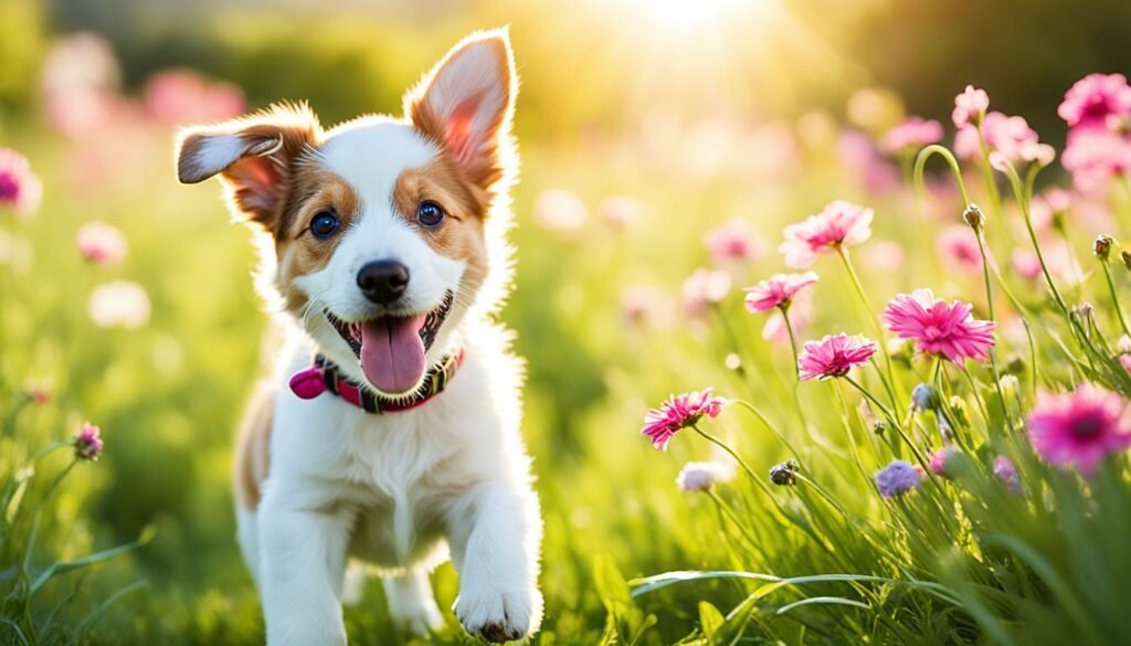 Puppy with Healthy Skin