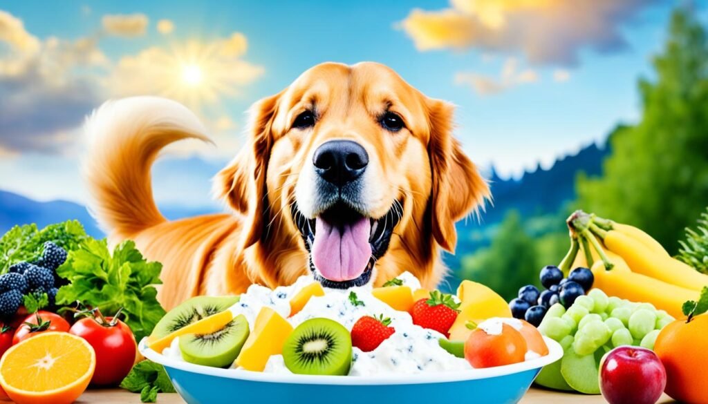 Quark for canine diet