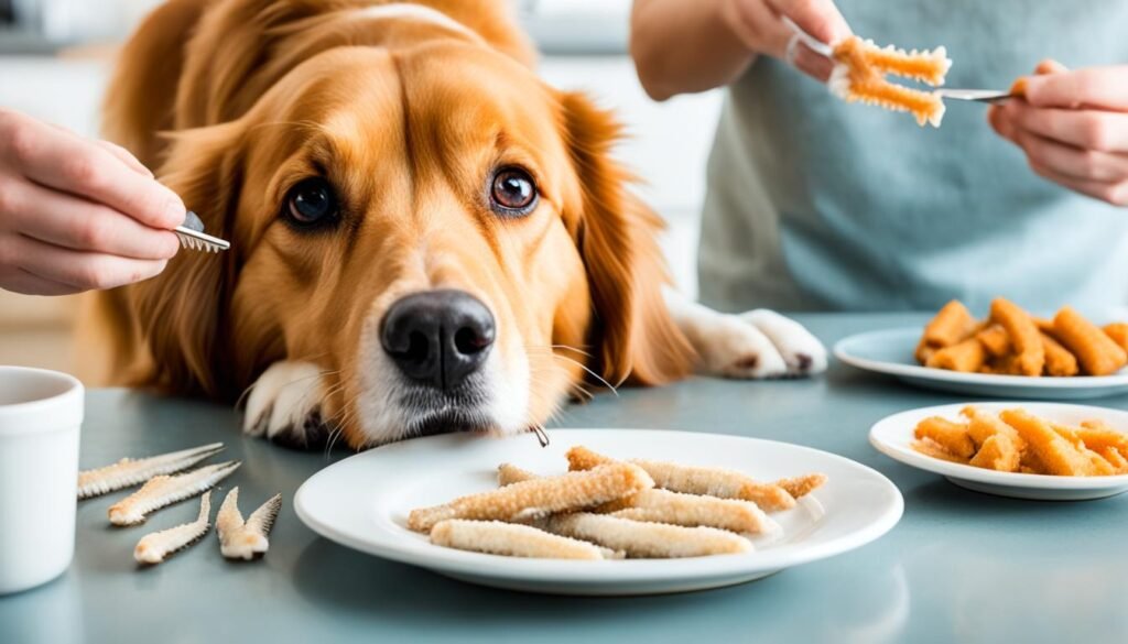 Removing bones for dogs