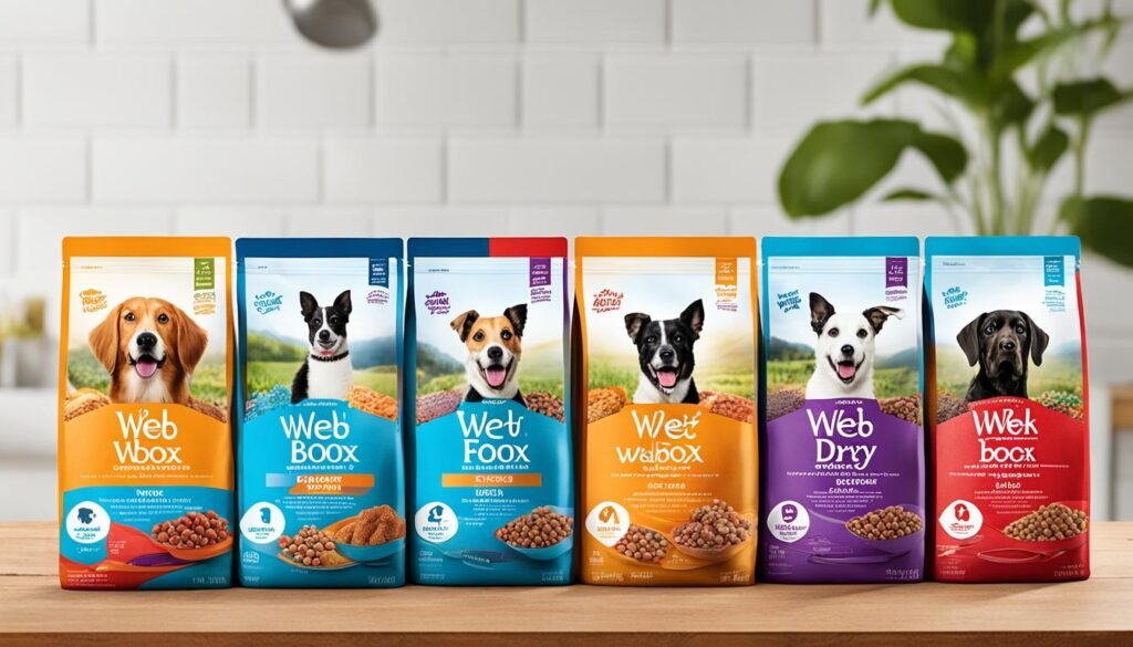 Webbox dog food range