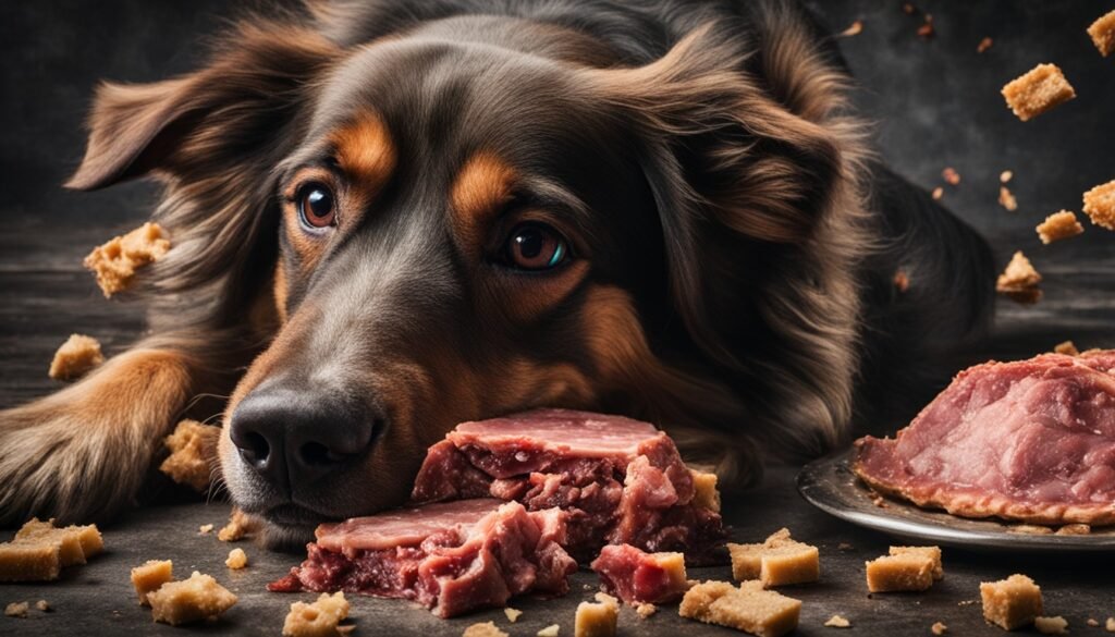 risks of dogs eating pork pie